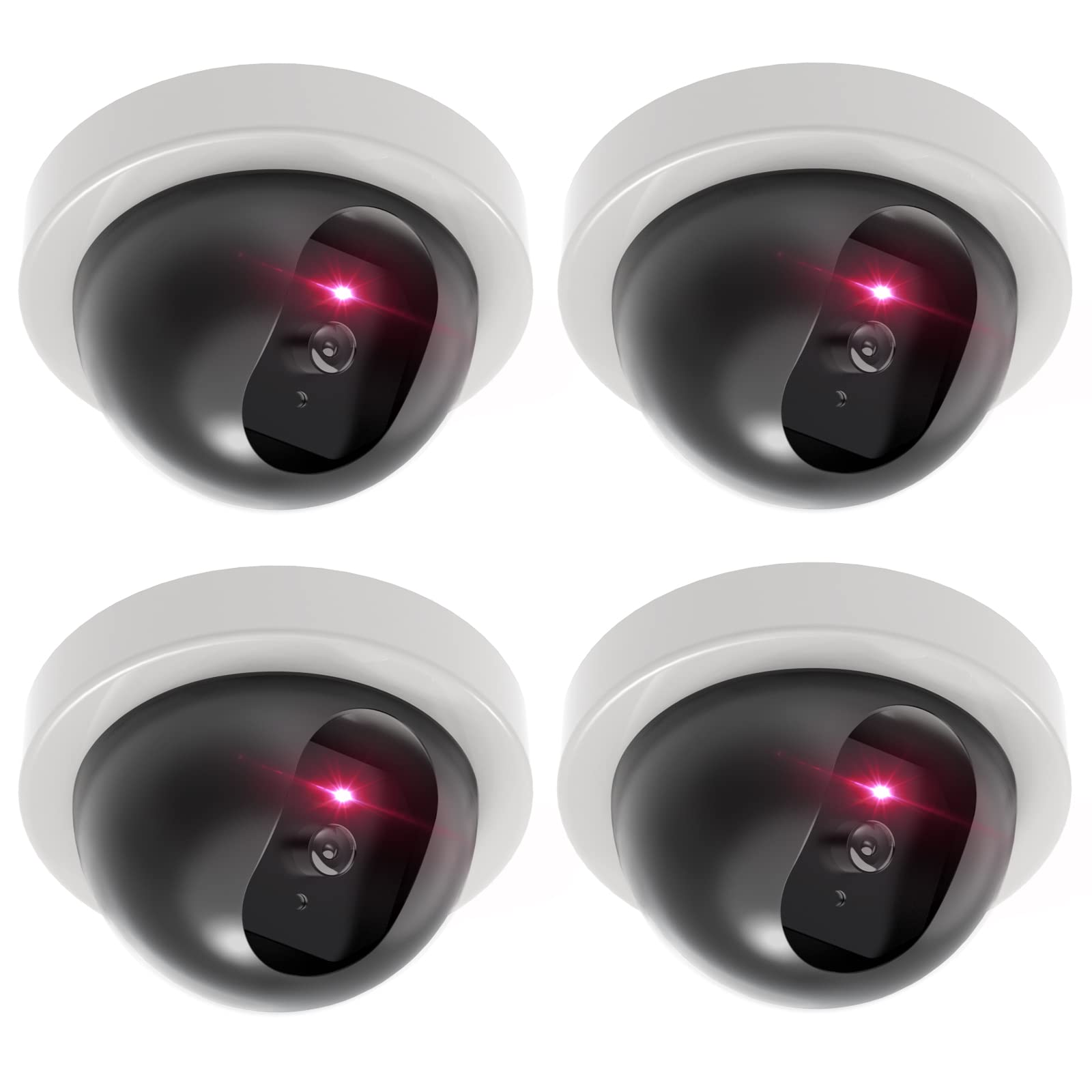 Caméra de surveillance factice dôme noire - dissuasion voleurs