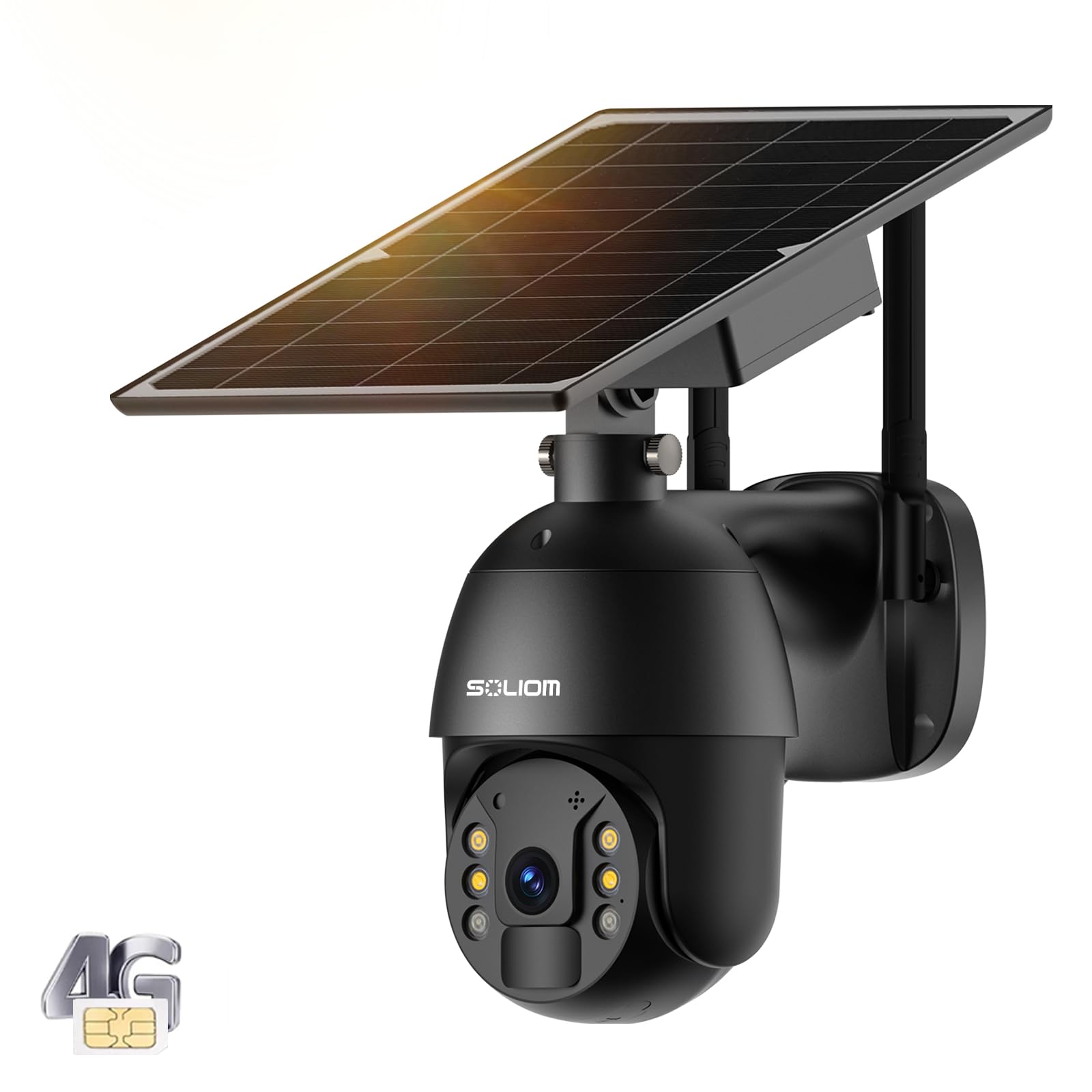 Caméra surveillance 4G solaire pour hangar et zone industrielle