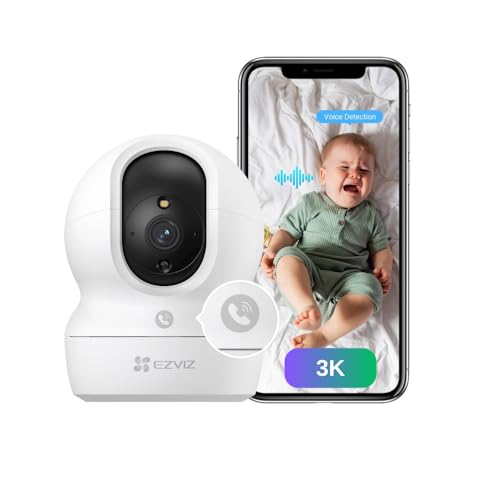 Caméra WiFi EZVIZ H6C Pro 3K avec vision nocturne et détection intelligente