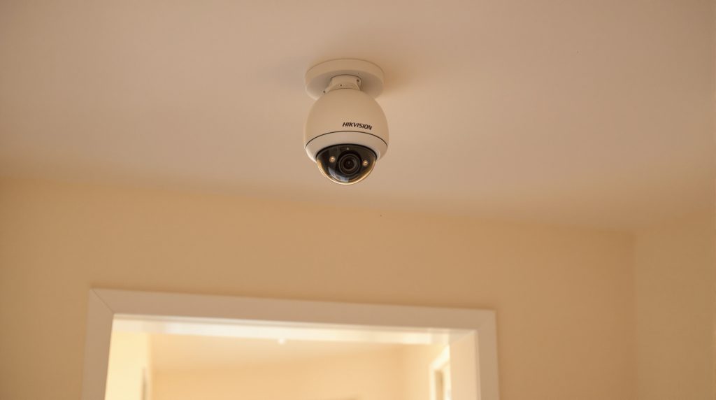 caméra ip dôme hikvision — illustration