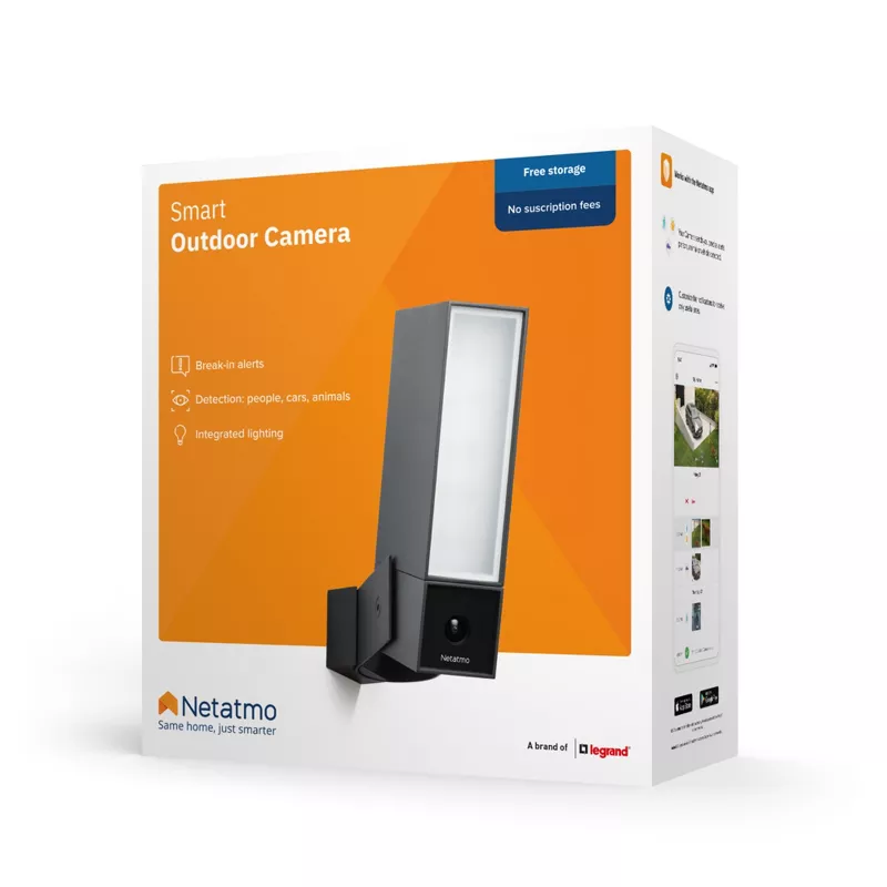 Netatmo Smart Outdoor Camera with Lights