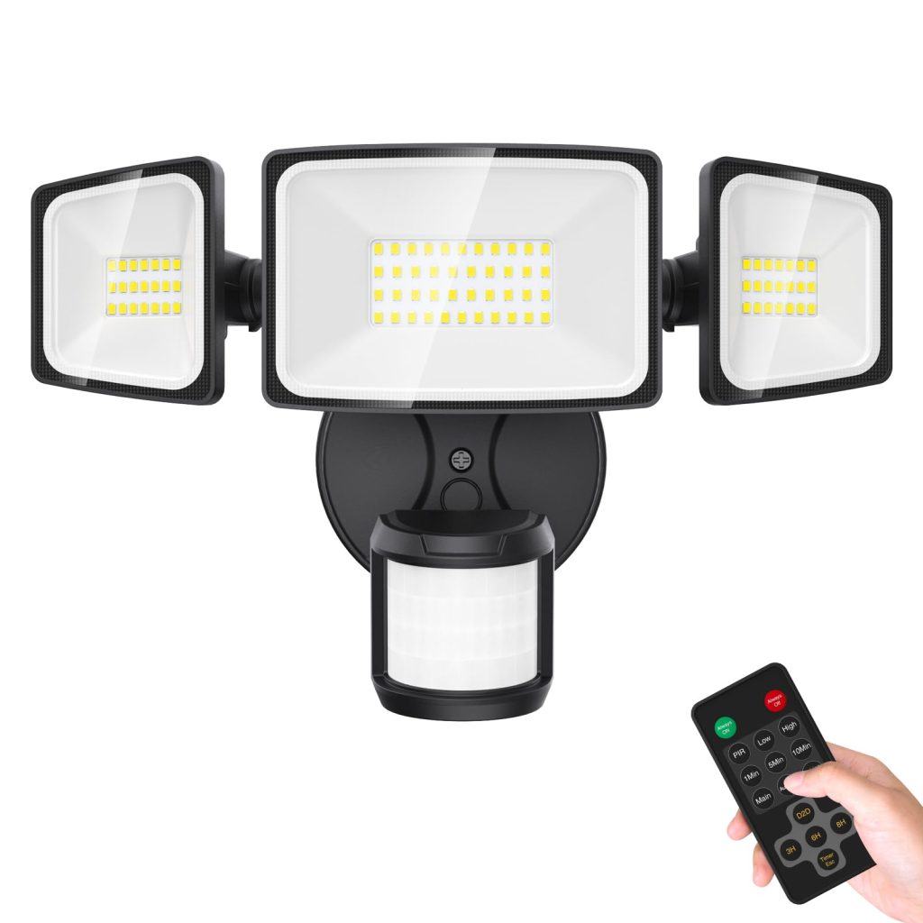 Lampe murale LED avec détecteur de mouvement et télécommande 11