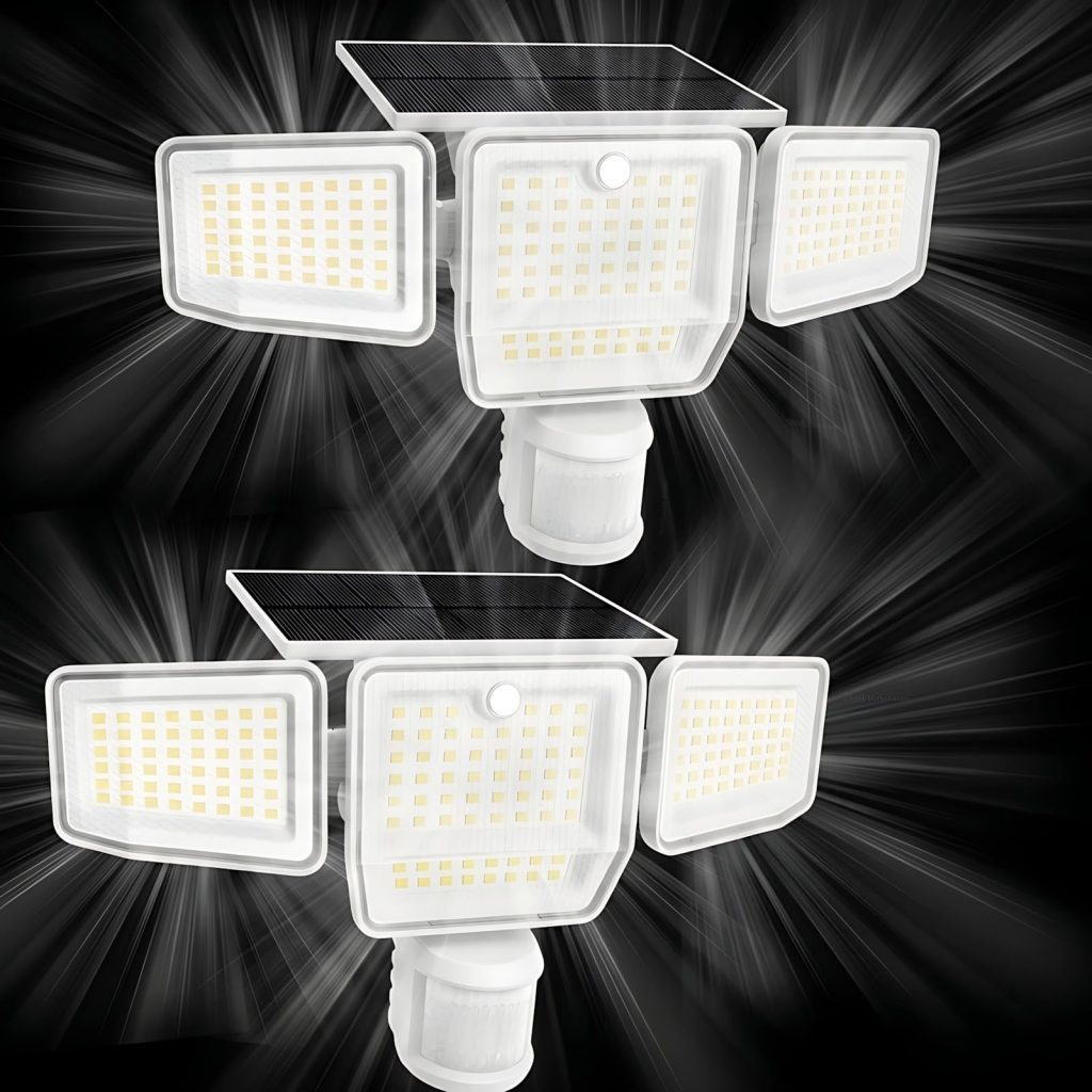 lampadaire solaire détecteur mouvement — illustration